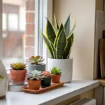 plants for kitchen window sill