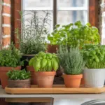 grow herbs indoors in winter