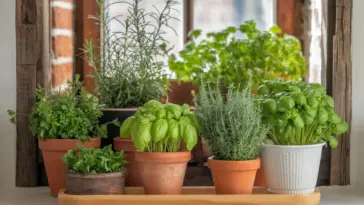 grow herbs indoors in winter