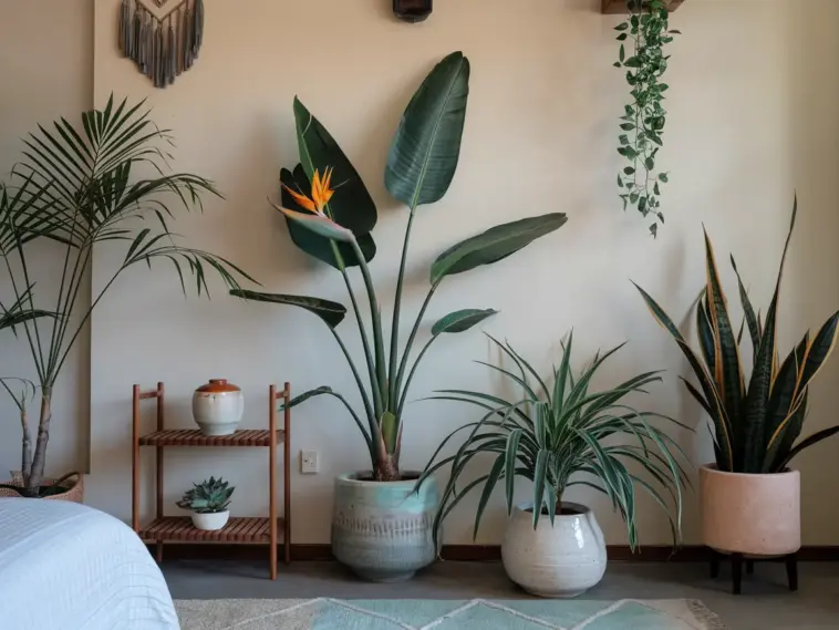 tall bedroom plants