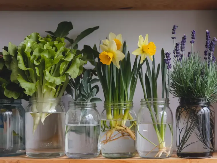 plants that grow in water jars