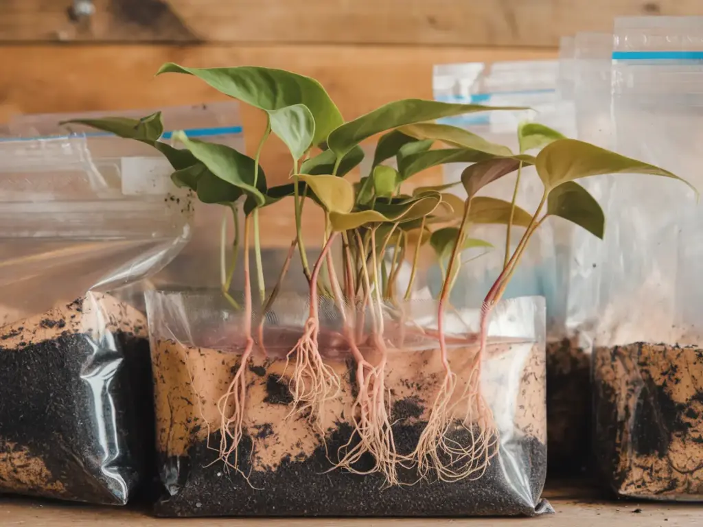 Golden Pothos Propagation in Perlite or Vermiculite