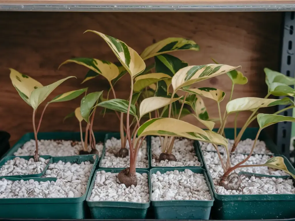 Golden Pothos Propagation in Perlite or Vermiculite