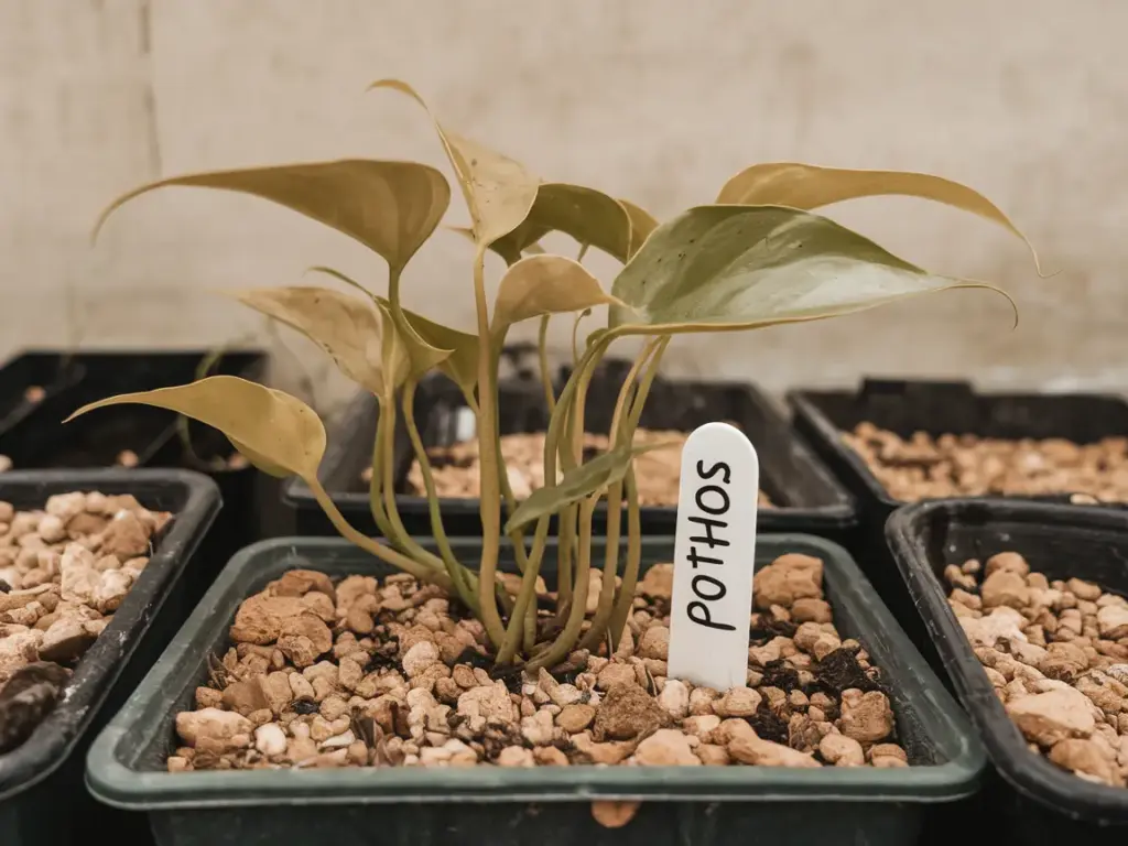 Golden Pothos Propagation in Perlite or Vermiculite
