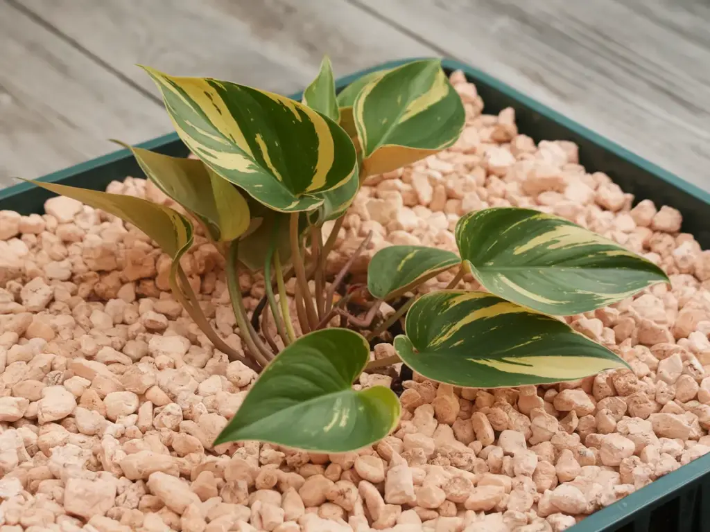 Golden Pothos Propagation in Perlite or Vermiculite
