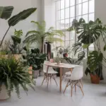 tall low maintenance plants indoor