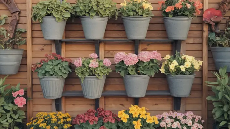 Vertical Flower Garden Designs DIY