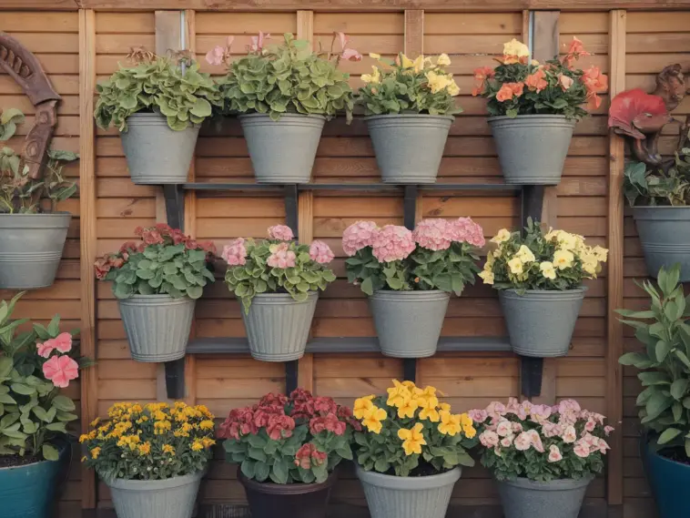 Vertical Flower Garden Designs DIY