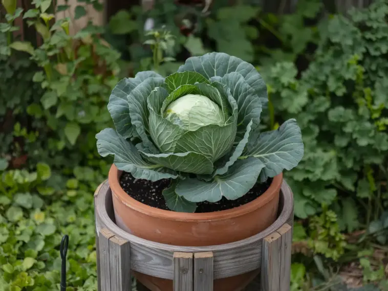 how to grow cabbage in a pot