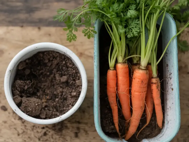 how to grow carrots from carrot tops