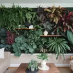 vertical garden wall indoor living room