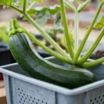how to grow zucchini in a container