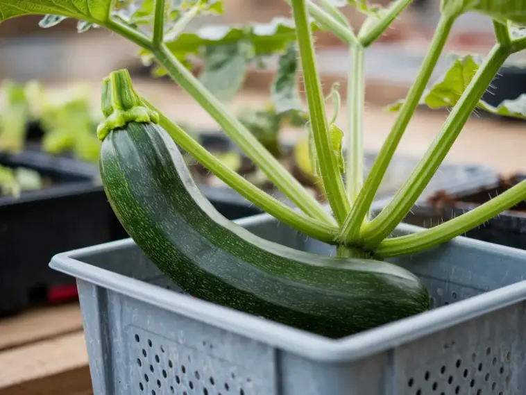 how to grow zucchini in a container
