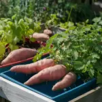 how to grow sweet potatoes in containers
