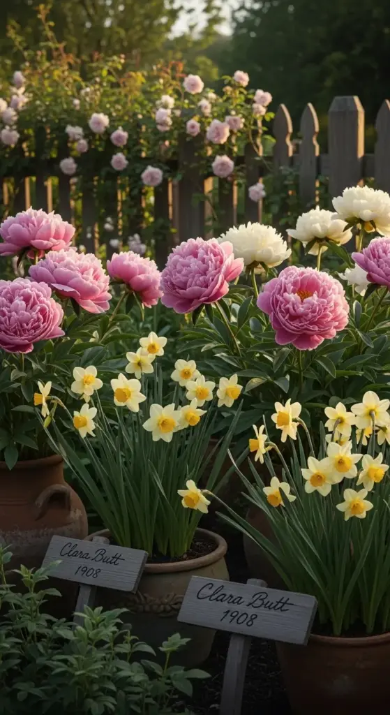 Seek out historic cultivars like 'Zurel' (1885) or 'Clara Butt' (1908) for living garden history. Their unique forms and stories connect your space to centuries of horticultural passion.