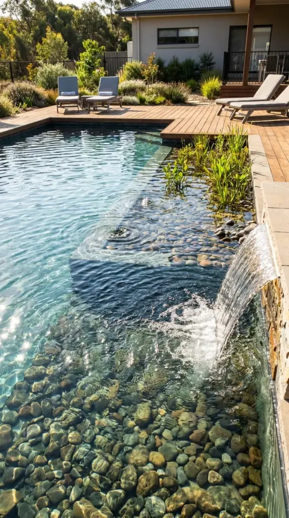 Improving natural pool circulation and aeration to fix green water and stagnant zones