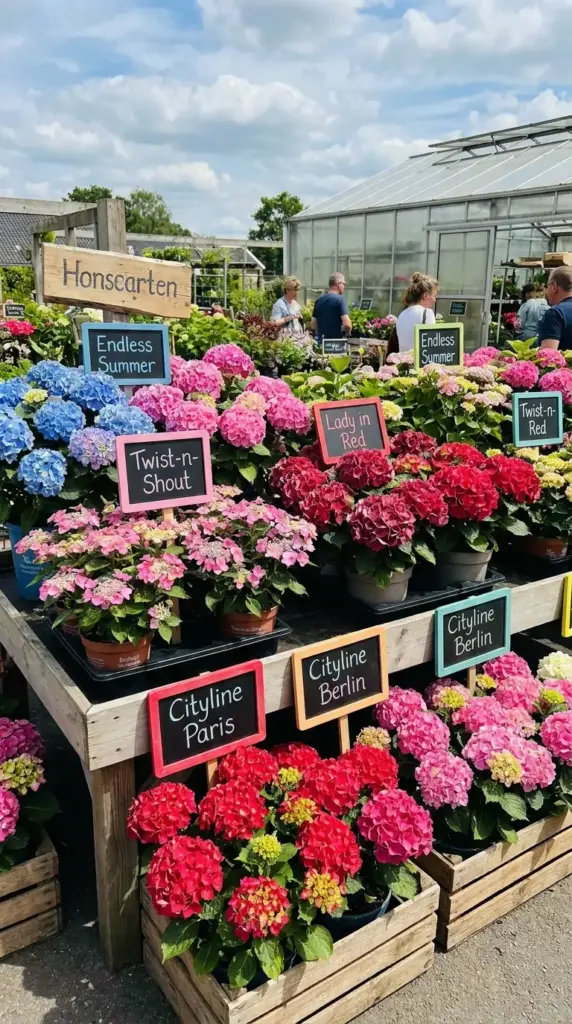 Best mophead and lacecap hydrangea varieties for 2026 including Endless Summer Twist-n-Shout Lady in Red and Cityline