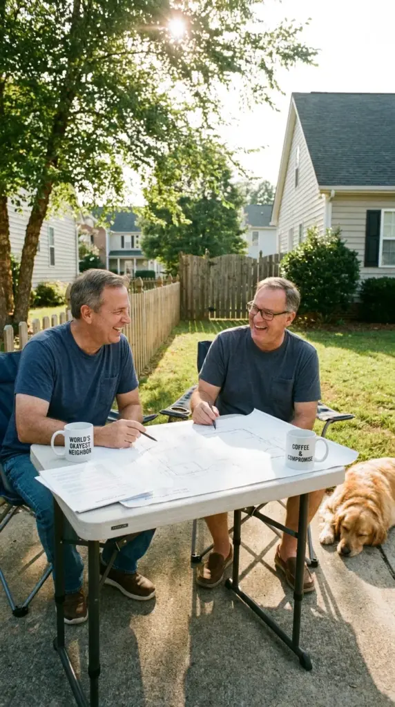 Shared fence planning with neighbors and HOA fence rules for a boundary fence project