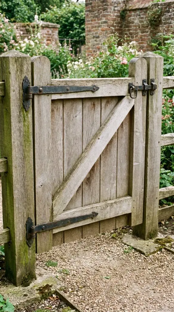 Fence gate sag prevention with reinforced posts, quality hinges, and proper gate framing