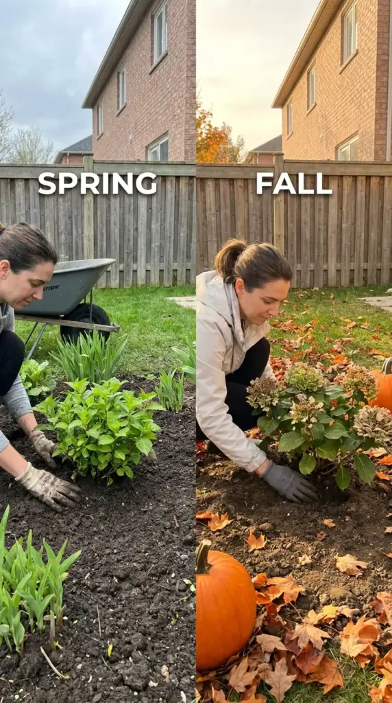 Spring vs fall hydrangea planting timing for better root establishment and drainage success