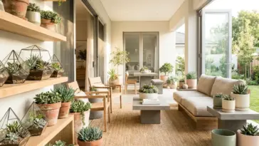 A beautifully curated collection of low-maintenance succulent garden design ideas styled for a modern lifestyle home.